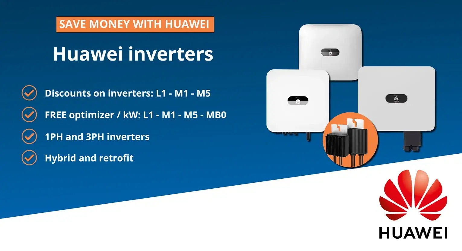 Huawei promotions discounts free optimizers