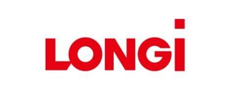 LONGi Solar red logo on white background