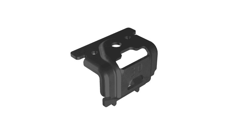 FlatFix (Fusion) Endclamp 30mm Black