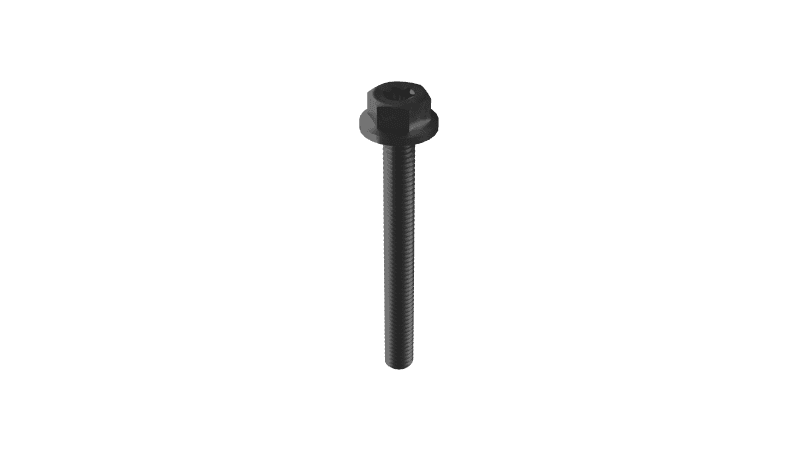 FlatFix Mounting Screw M6 x 55mm Black (100)