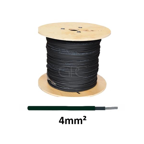 GPC Solar Cable H1Z2Z2-K Dca 1*4mm² Black 500m