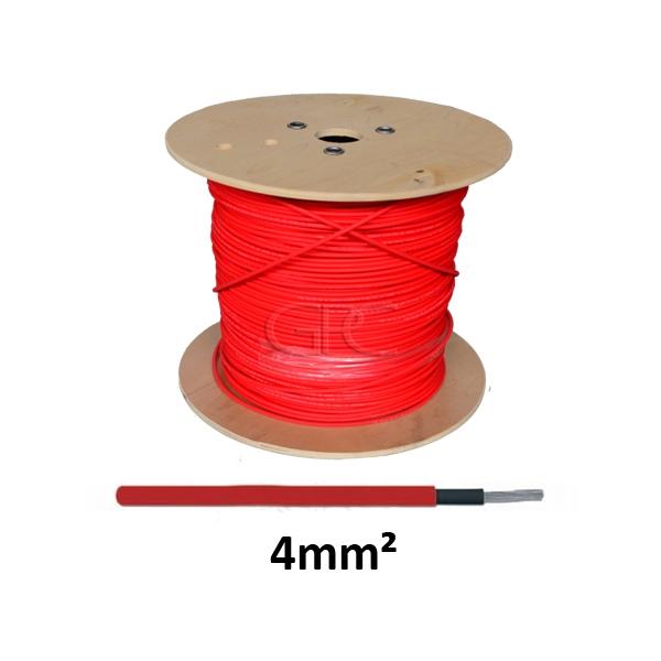 GPC Solar Cable H1Z2Z2-K Dca 1*4mm² Red 500m