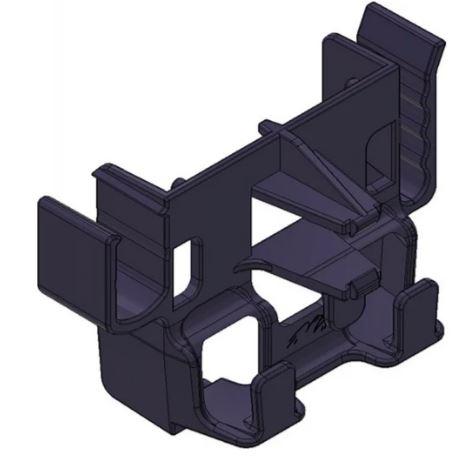VDV ValkPitched Black Plastic End cap for side and trapezoidal profile
