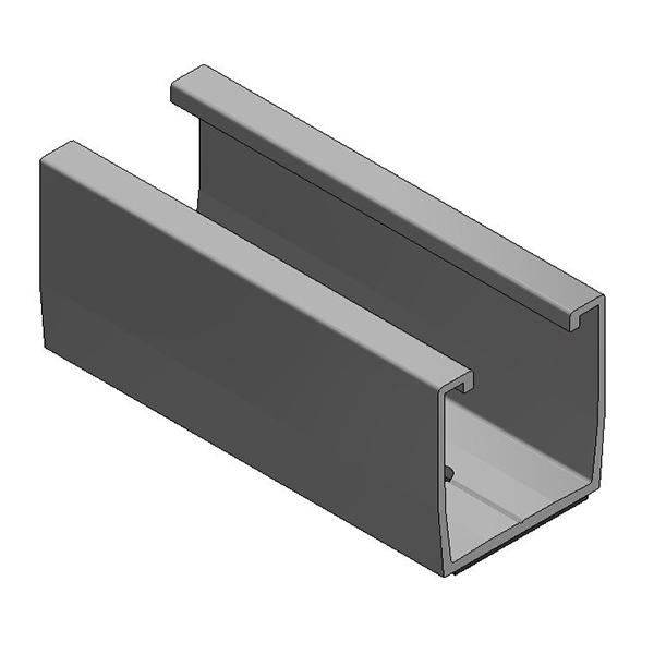 VDV ValkPitched Alu Trapezoidal Profile L=120mm with EPDM backing