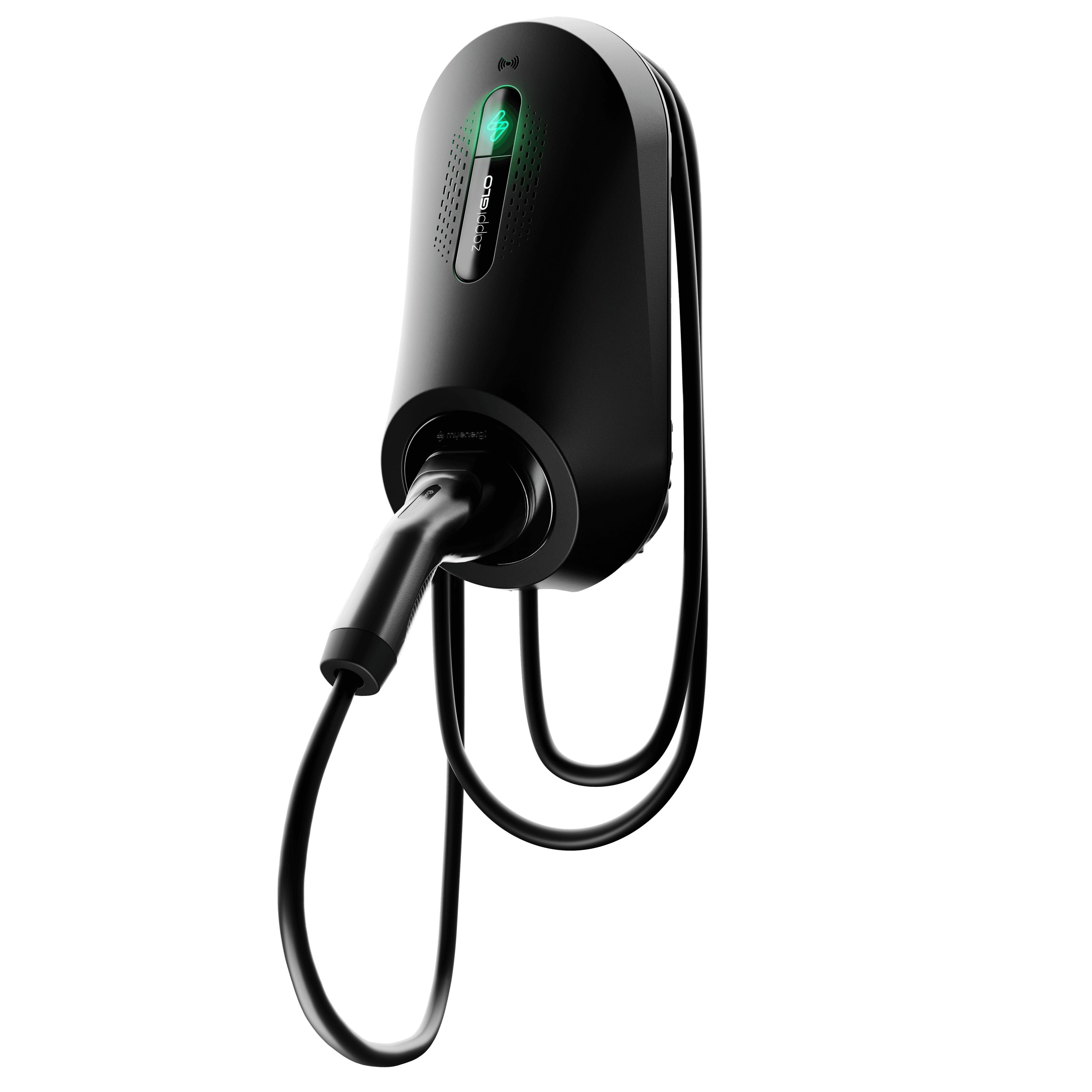Zappi Glo 7kw Black Tethered Charger